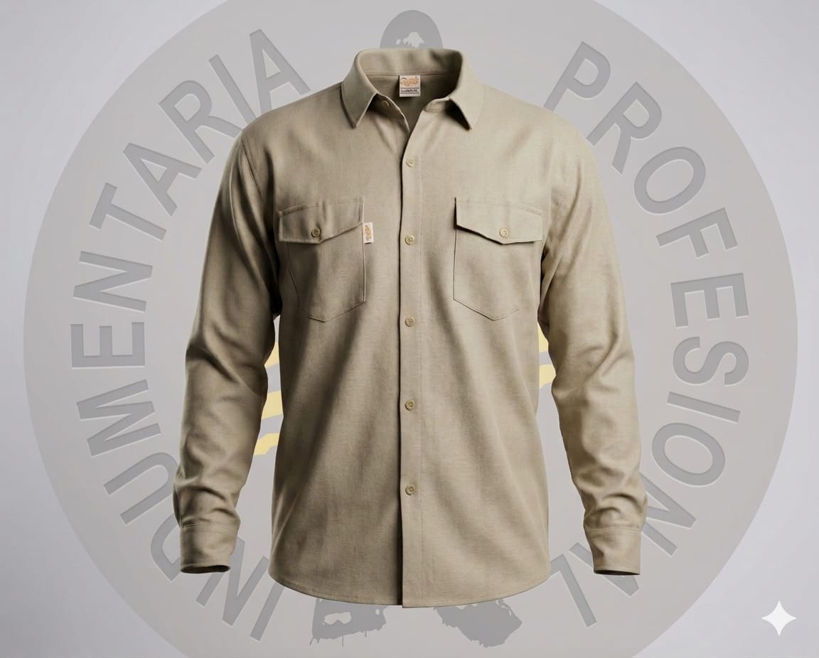 Camisa Laboral Beige