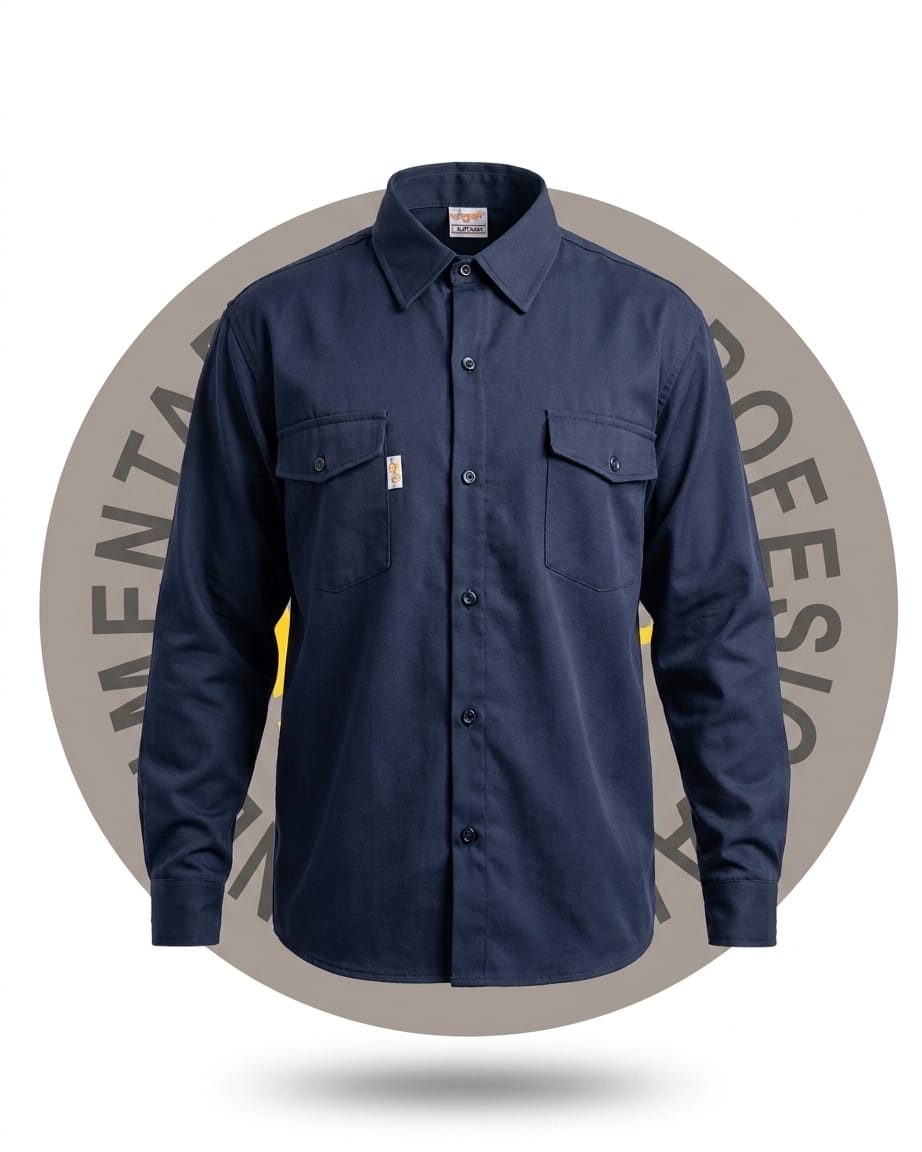 Camisa Laboral Azul