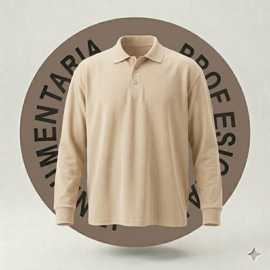 Chomba Beige Manga Larga