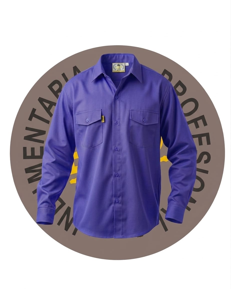Camisa Grafa Azul Francia